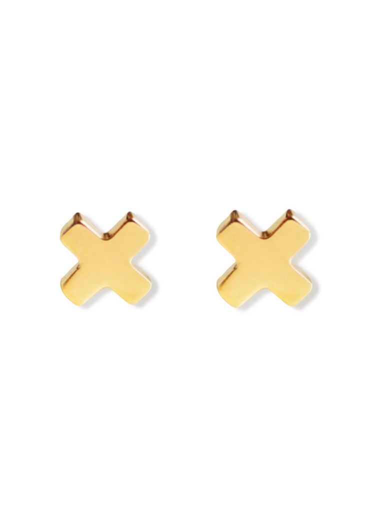 HANNAH Cross Stud Earrings | Cross Stud Earrings | FLEURENZ