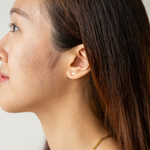 GABRIELLE Heart Stud Earring | Heart Stud Earring | FLEURENZ