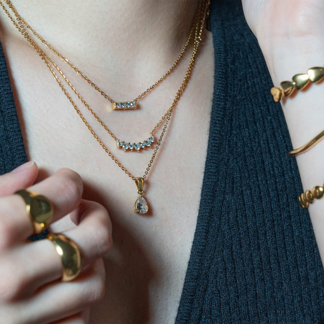 EVELYN Gold Necklace | EVELYN Necklace | FLEURENZ
