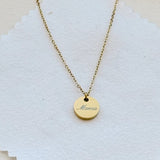 GREY Custom Engraved Necklace