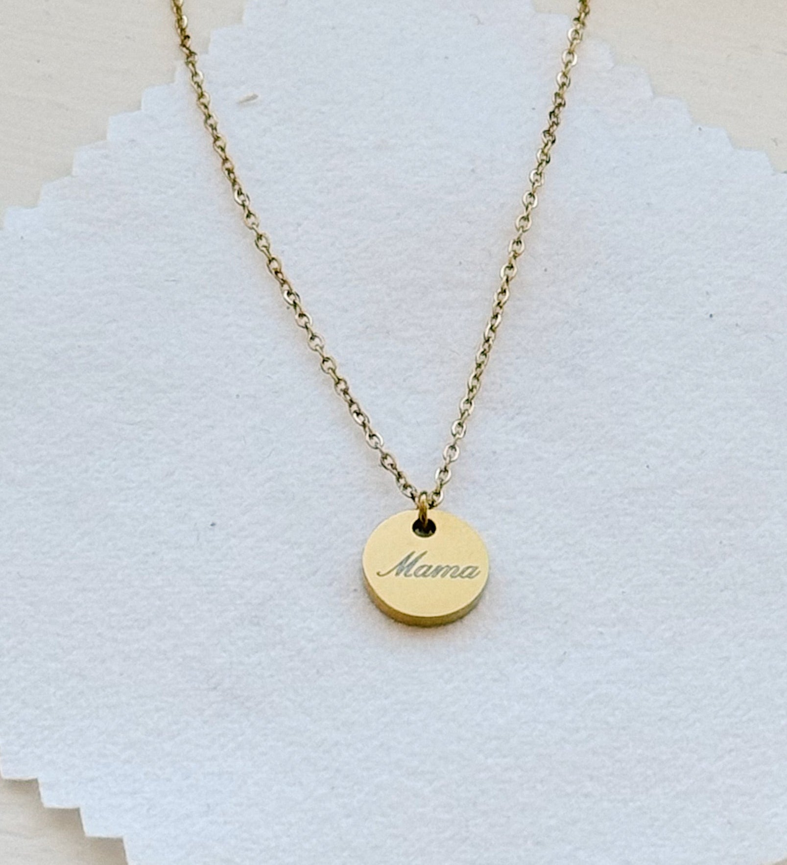 GREY Custom Engraved Necklace