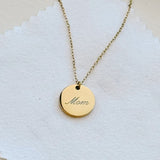 GREY Custom Engraved Necklace