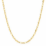 FLEURENZ LOLA gold necklace on a white background