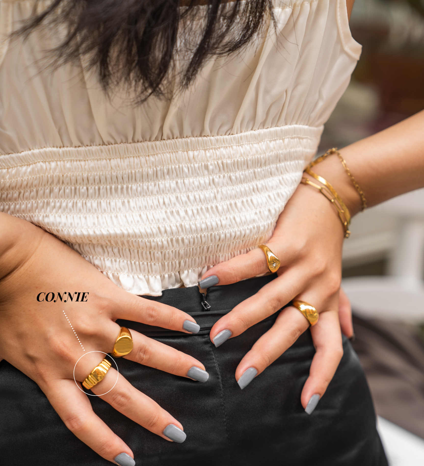 CONNIE Gold Filled Ring | CONNIE Ring | FLEURENZ