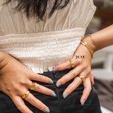 JUNE Gold Ring | JUNE Ring | FLEURENZ