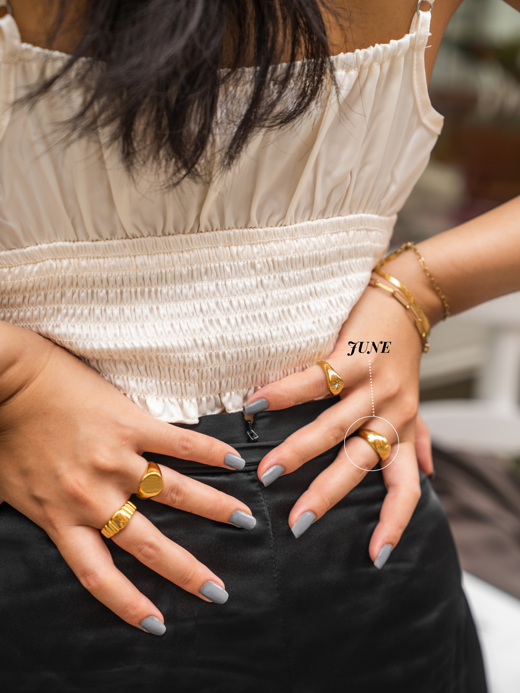 JUNE Gold Ring | JUNE Ring | FLEURENZ
