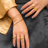 JUNE Gold Ring | JUNE Ring | FLEURENZ