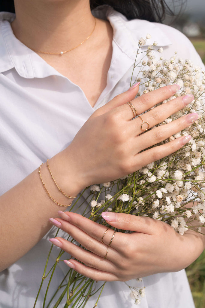 FLORENCE Beaded Stacking Ring | FLORENCE Ring | FLEURENZ