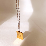 GREY Custom Engraved Necklace