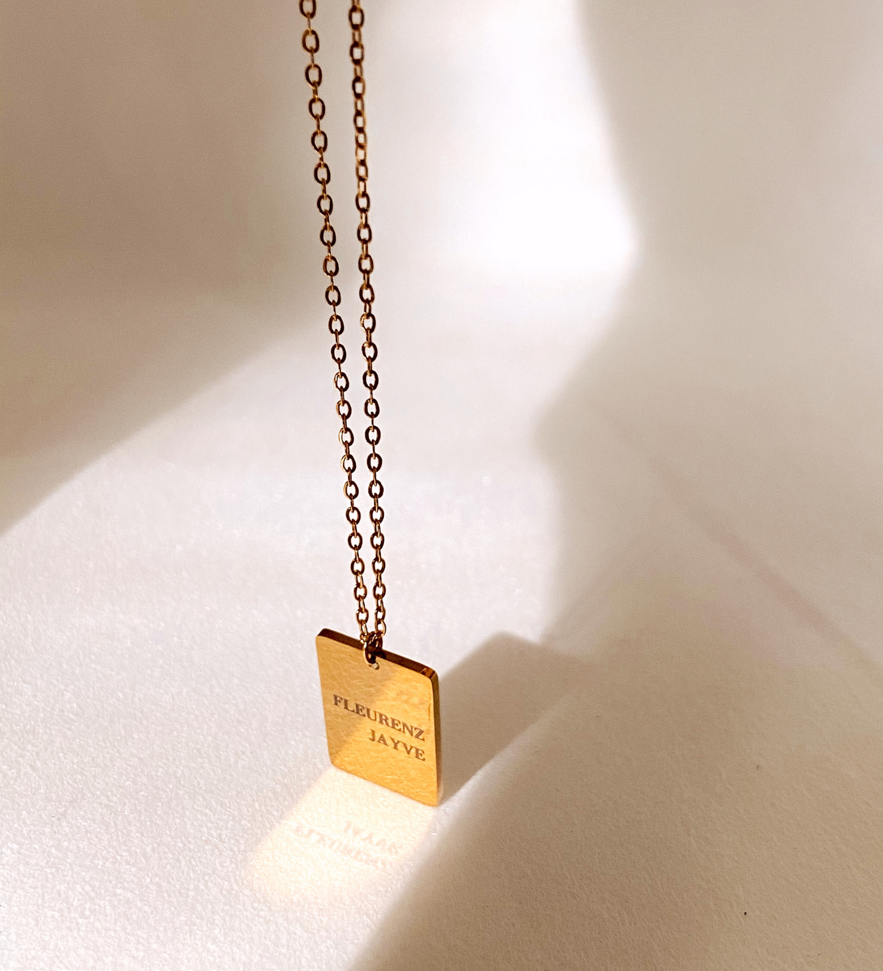 GREY Custom Engraved Necklace