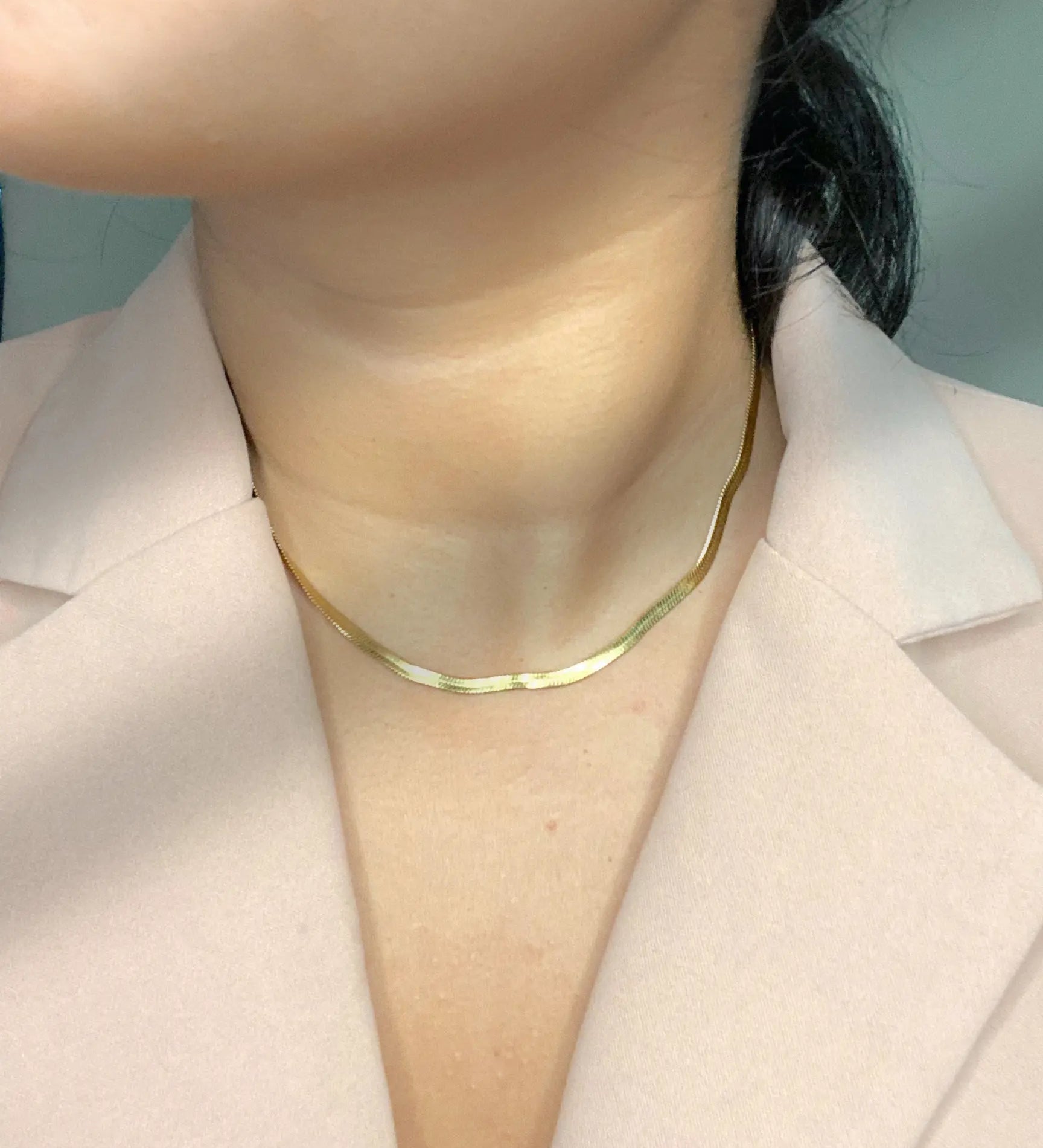 DEANNE Herringbone Necklace | Herringbone Necklace | FLEURENZ
