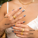 JUNE Gold Ring | JUNE Ring | FLEURENZ