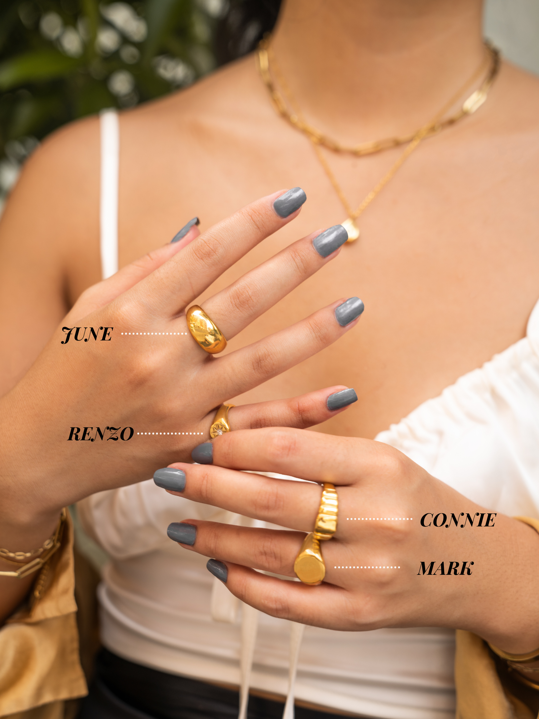JUNE Gold Ring | JUNE Ring | FLEURENZ