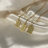 GREY Custom Engraved Necklace