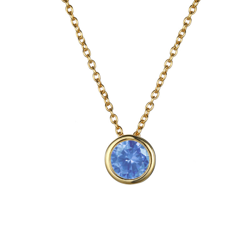 Gold Birthstone Necklaces | Birthstone Necklaces | FLEURENZ