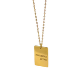 GREY Custom Engraved Necklace